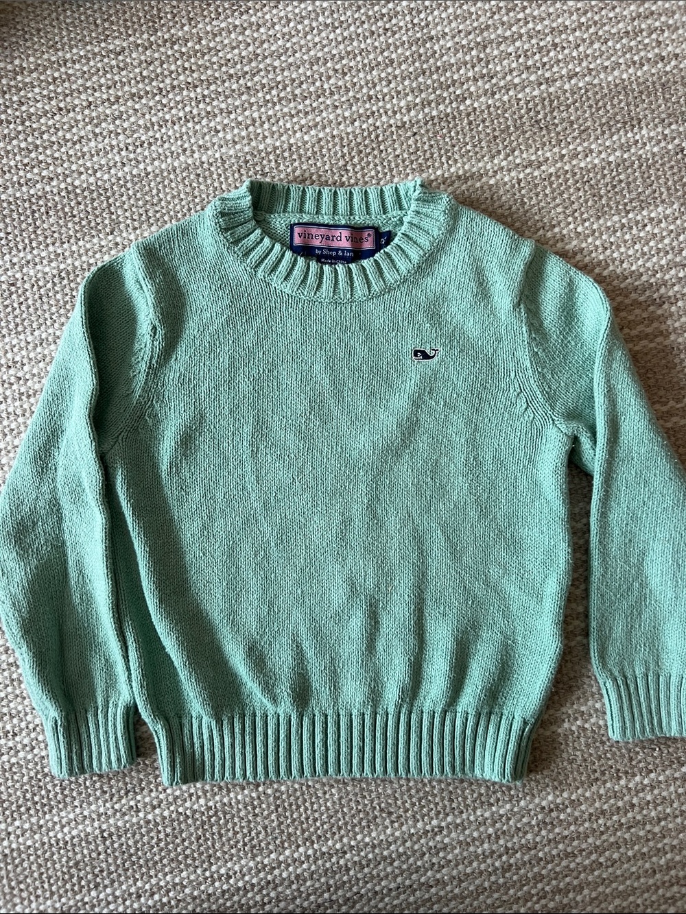 Vineyard Vines Mint Green Crewneck Sweater